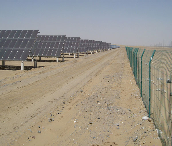 大冶光伏電站施工現(xiàn)場